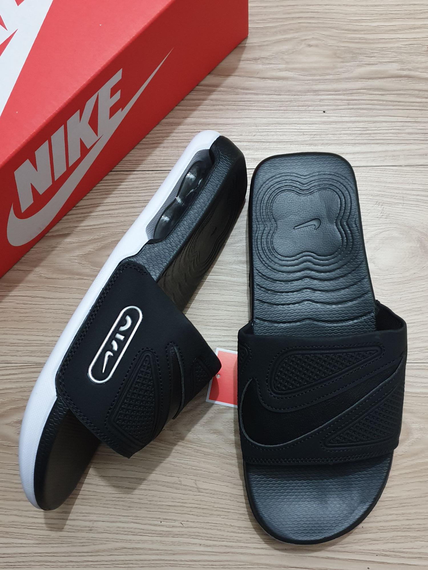 Black PVC Nike Mens Slippers, Size: 40-45