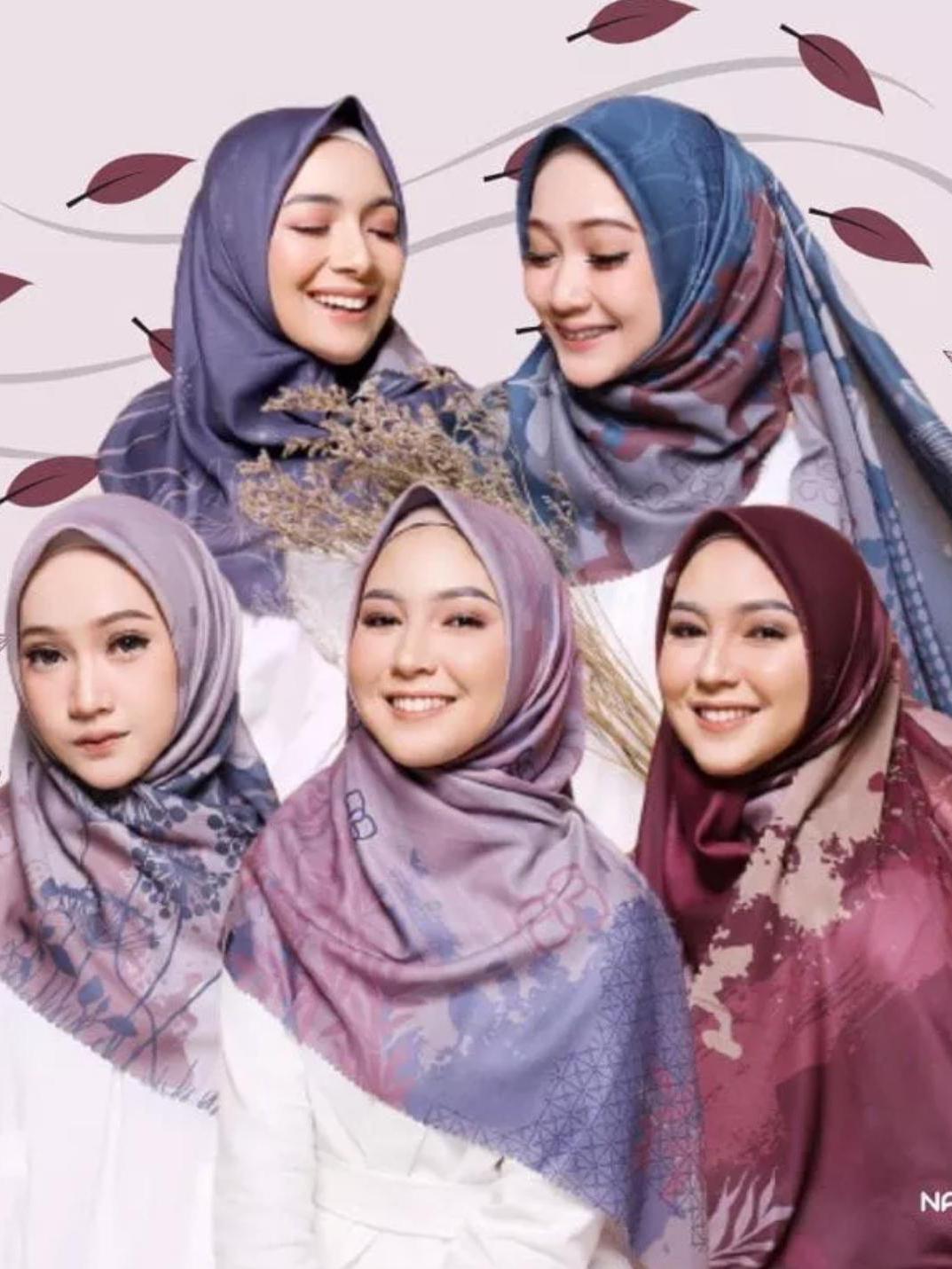 Hijab Quadrilateral Lv White Voal Premium Lasercut!!!