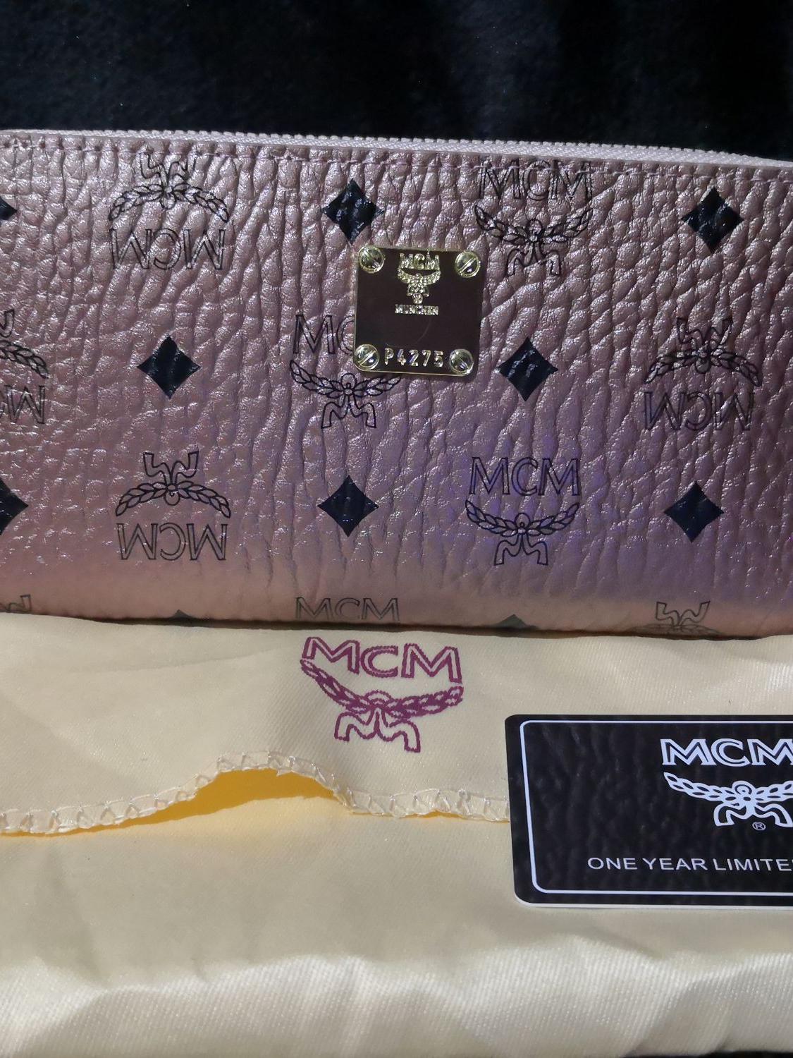 MCM Check Wallets for Women