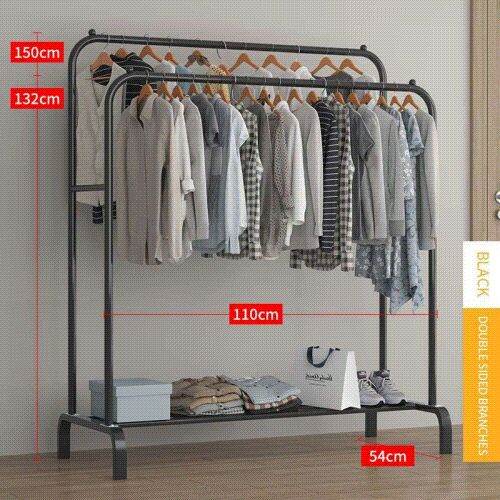 Bedroom Coat Hanger Floor Bedroom Storage rack Household Simple wrought