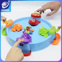 RuiCheng Frog Pacman Toys 2/3/4 people puzzle fun parent-child desktop interactive greedy frog grab beads beads parent-child toys