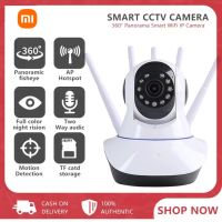 Xiaomi กล้องวงจรปิด wifi V380 ซื้อ1แถม1 กล้องรักษาความปลอดภัย CCTV Camera กล้องวงจรปิดไร้สาย กล้องวงจรปิด ไร้ สาย 360องศา​ มีไมค์และลำโพง ระบบตรวจจับ