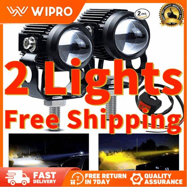 【Free Shipping】Mini Driving Lights Full Set Led For Motorcycle Light V9