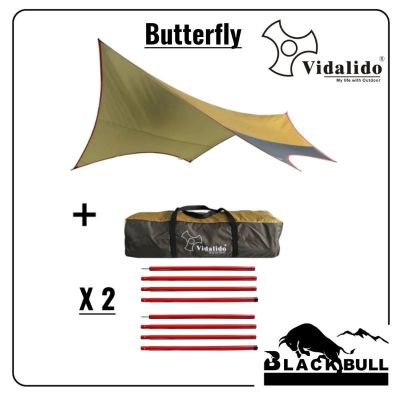 Tarp Butterfly ฟลายชีท Vidalido ทรงผีเสื้อ(คาง​หมู)​ สินค้าอยู่ไทยพร้อมส่ง