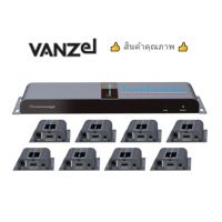 VANZEL 8 PORT HDMI SPLITTER 40M EXTENDER OVER CAT6/6A/7 รุ่น LH-108EA