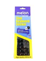 MELON สติ๊กเกอร์ Keyboard 3M MST-001 50แผ่น Thai Keyboard Sticker (แพค  50  แผ่น)
