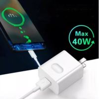 ชุดสายชาร์จแท้ 40W ตรงรุ่นMate 30 Pro Mate20 Pro, P30 Pro Original Huawei Supercharge USB Charger10V 4A 40W Adapter 5A Type C Cable