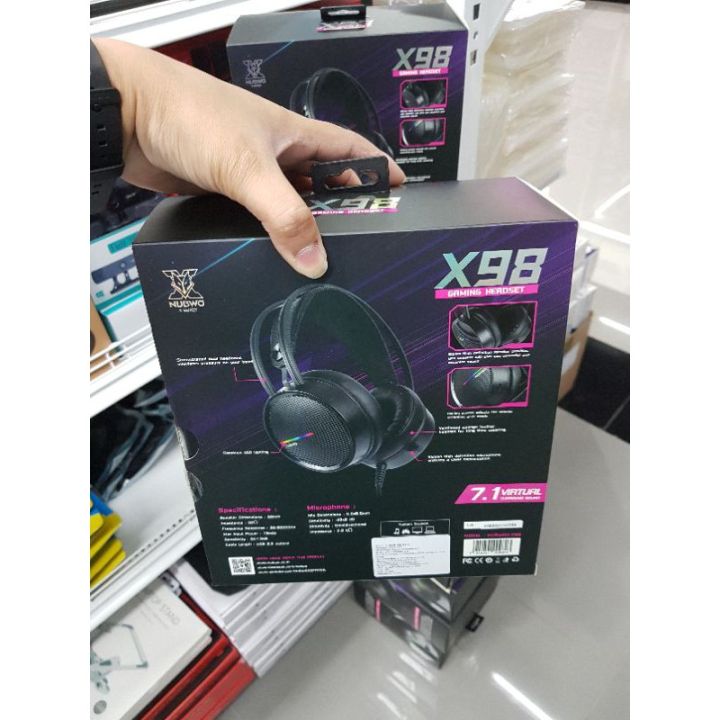 nubwo-หูฟังเกมมิ่ง-x98-gaming-headset-7-1-virtual-surround-เหมาะสำหรับเล่นเกมส์โดยเฉพาะ-หูฟังแยกเสียง-ราคาโดนๆๆ