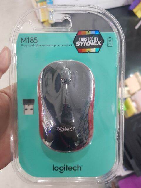 logitech-มี3สี-เมาส์-wireless-m185-พร้อมส่ง