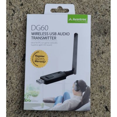 Avantree New DG60 Long Range HD BT5.0 Bluetooth USB Audio Transmitter &amp; Dongle