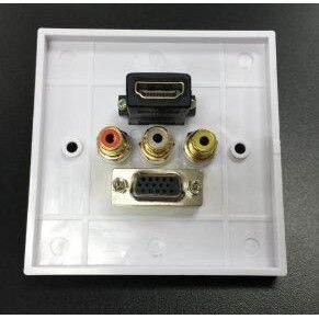 ken-hdmi-vga-av-rca-wall-plate-รุ่น-iw-hvrca