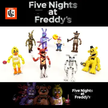 4pcs/set FNAF Five Nights Security Breach Freddy Action Figures