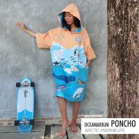 เสื้อคลุมดำน้ำ Oceanarium แบบ poncho ผ้าไมโครไฟเบอร์ แห้งไว มีหลายสี