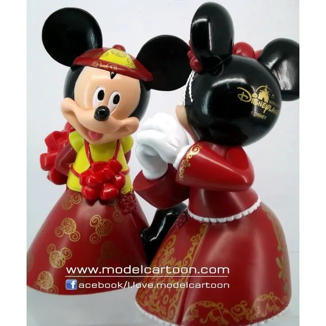 mickey-mouse-มิ๊กกี้-มินนี่-ชุดแต่งงานแบบจีน-มิกกี้เมาส์