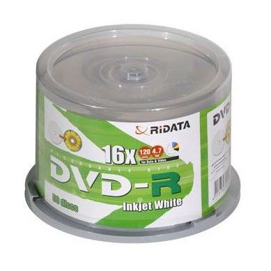 Ridata DVD-R Printable 4.7GB 16x/120min (50 pcs)