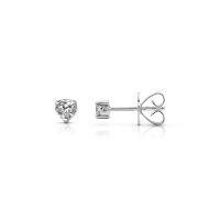 ต่างหูเพชร Classic Heart Earrings (EC102HD)