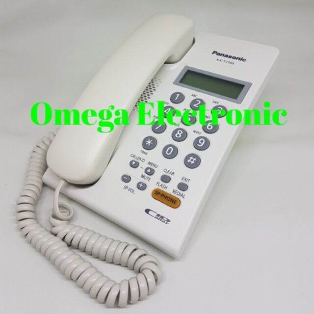 Panasonic KX-T7705 - Pesawat Telepon Rumah Kantor Single Line Telpon ...