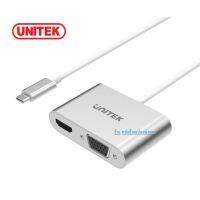 UNITEK NEW Y-V100 USB3.1 Type-C To HDMI + VGA