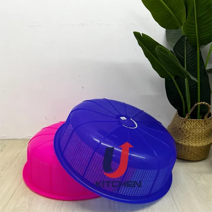 ACME Large Plastic Food Cover with Handle Round / Penutup Saji Makanan