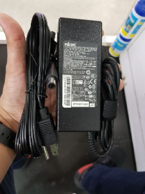 อะแดปเตอร์แท้เเบนเมจิเทค-hp-19v-4-74a-หัว-7-4-5-0-mm-adapter-notebook-เมจิคเทค