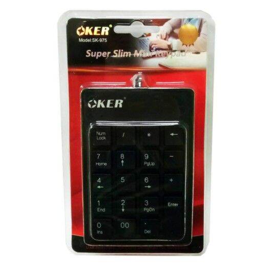 keyboard-oker-sk-975-คีย์บอร์ด-แป้นตัวเลข-numberic-mini-keypad-ราคาพิเศษ