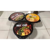 hot cup ถ้วยร้อน ร้อนได้ไม่ต้องเติมน้ำร้อน ขนาด 66กรัม 2ถ้วย61฿