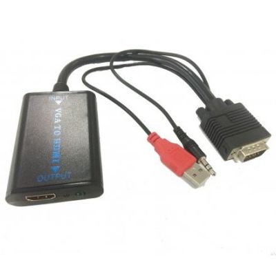 VGA + AUDIO (L/R) TO HDMI CABLE รุ่น OC-V2HA