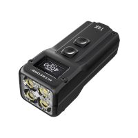 Nitecore T4K ไฟฉาย LED พวงกุญแจแบบชาร์จ USB-C - 4 x CREE XP-L2 V6 - 4000 Lumens - ใช้ชุดแบตเตอรี่ 3.7V 1000mAh