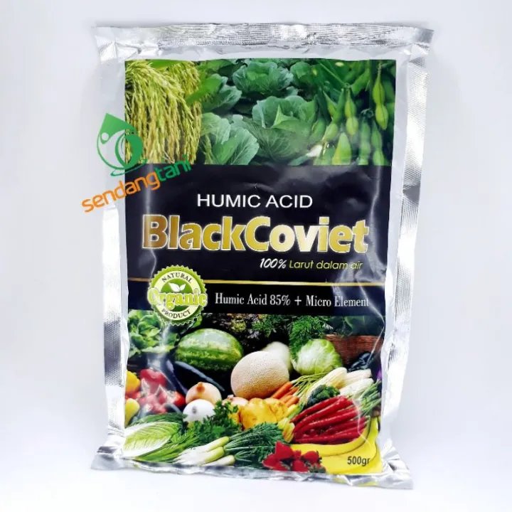 Asam Humat BLACKCOVIET Humic Acid Pembenah Tanah dan Micro Element ...
