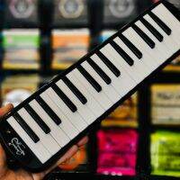 พร้อมส่ง ? OverSpeed เมโลเดียน พร้อมกล่องพลาสติก สีดำ Melodion 32 คีย์ เมโลเดี้ยน Melodian Melodeon