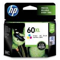 Original HP 60XL (CC641WA) ดำ , HP 60XL CC644W Tri-Color Deskjet D2560/F4230/F4250/F4280 AIO Photosmart C4680/C4780