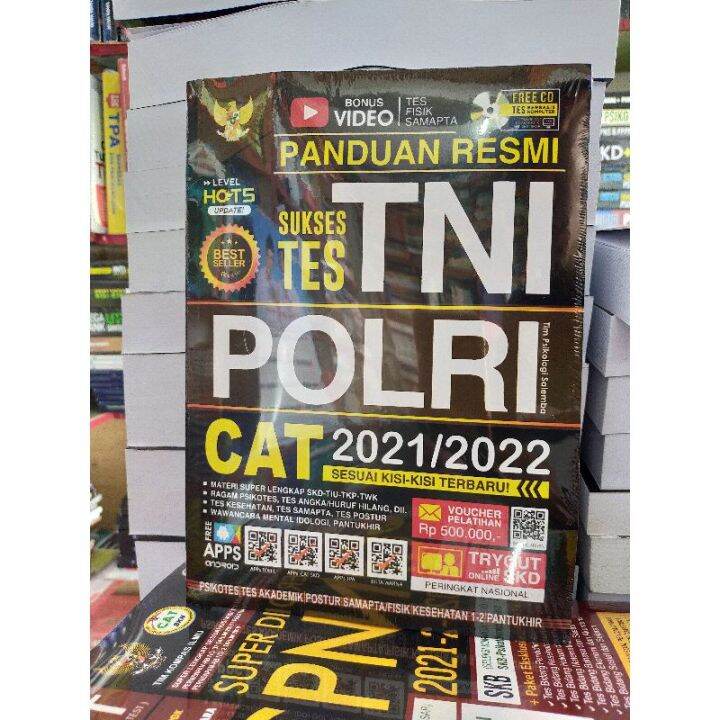 Buku Panduan Resmi Sukses Tes Tni Polri Cat 2021 2022 Cd Lazada Indonesia