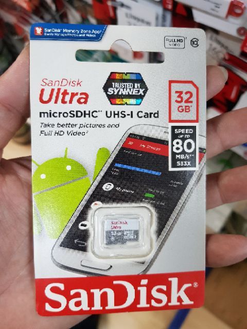 sandisk-ultra-micro-sd-card-16-128gb-class10-พร้อมส่ง