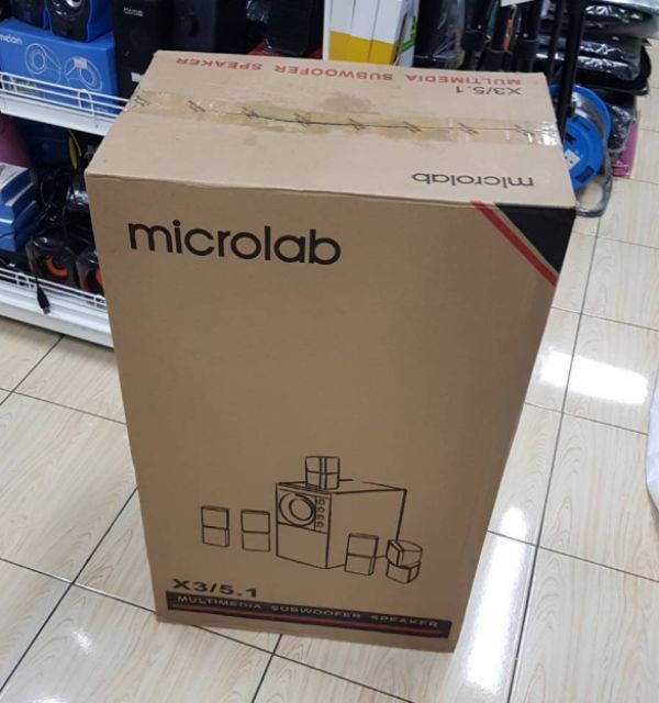 microlab-เสียงดีสุดๆ-ระบบเสียง-5-1-ซัฟวูฟเฟอร์-ลำโพง-x3-5-1-ราคาพิเษศ