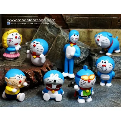 Doraemon โดเรม่อน 8 ตัว/ชุด (No Box) **งานจีน**