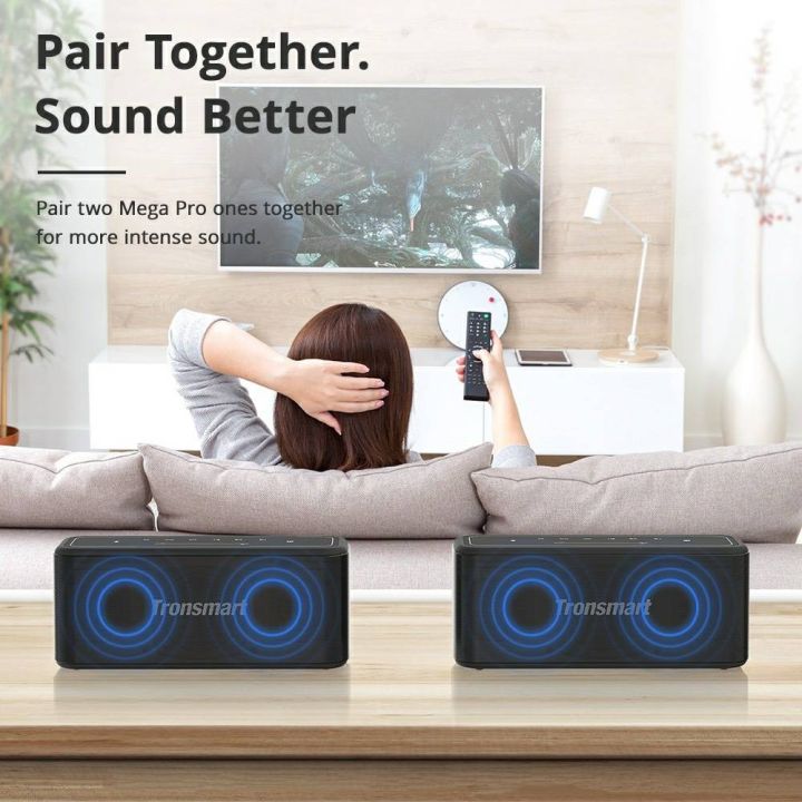 tronsmart-new-element-mega-pro-60w-speaker-sound-pulse-ลำโพงบลูทูธ-5-0-หน้าจอสัมผัส-เสียงดีราคาโดนๆๆ