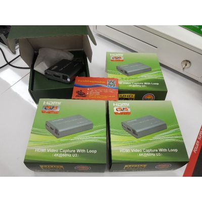 HDMI Video Capture Card 4K 60FPS USB 3.0 แคปเจอร์การ์ด สตรีมมิ่ง, ไลฟ์สด มีคุณภาพ ราคาถูก 🔥 ราคาพิเศษ
