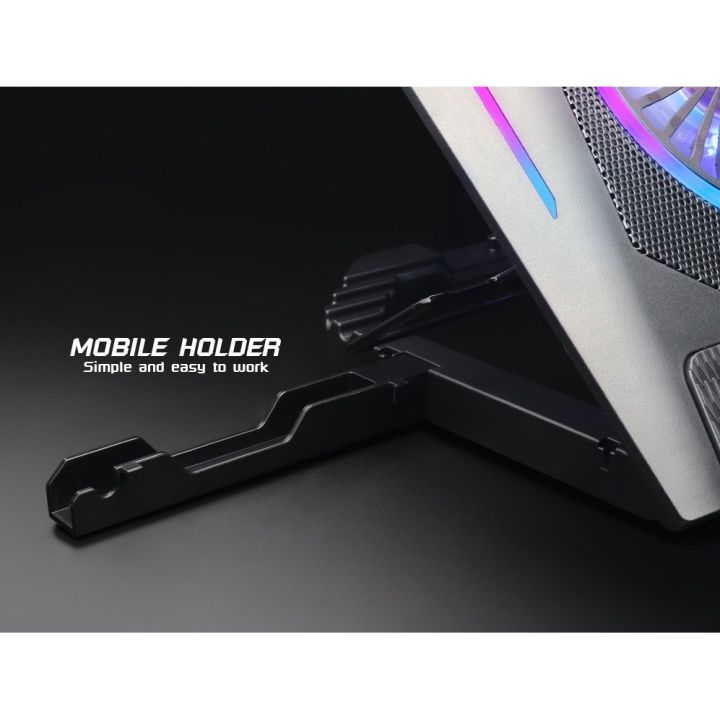 nubwo-สินค้าใหม่-ราคาพิเศษ-nx-f2-sindel-gaming-cooling-pad-rgb-backlight-งานดีสุดๆๆ