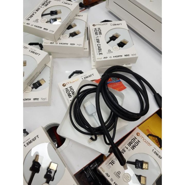 mazer-hdmi-2-0-สายเส้นเล็กสุดๆๆๆถึง3เท่า-รองรับความละเอียด-4k-60hz-ยาว-1-8-3-เมตร-m-hdmi1800