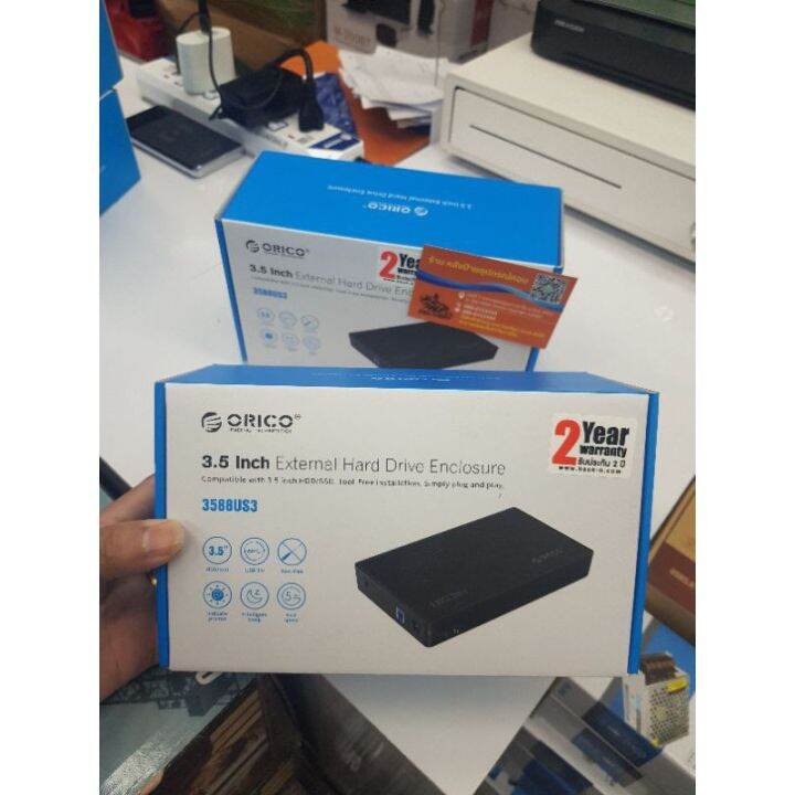 orico-3588us3-usb3-0-to-sata-enclosure-case-for-3-5-sata-hdd-ssd-black-กล่องอ่านฮาร์ดดิสก์-กล่องไม่รวมhdd