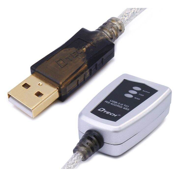 dtech-usb-to-rs422-rs485-serial-port-converter-สินค้าคุณภาพ-ออกใบกำกับภาษีได้-485-zt025-dt-5019-dt5019-ออกใบกำกับภาษีได้