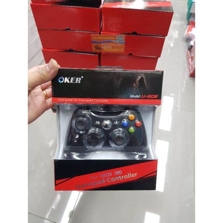 oker-จอย-oker-u-306-xbox-gamepad-controller-จอยเกมมิ่ง-สำหรับ-pc-xbox-u306