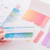 โพสอิทขนาดเล็กพกพา สีพาสเทลไล่สี โพสอิท Guest Book มีแถบกาวในตัว Sticky Notes ใช้จดคั่นหน้าสมุด มี 4 สี เลือกสีได้