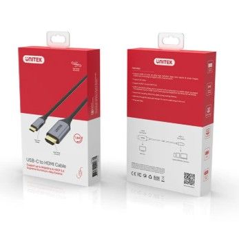 UNITEK New 4K 60Hz USB-C to HDMI 2.0 Cable Model Number: V1125A