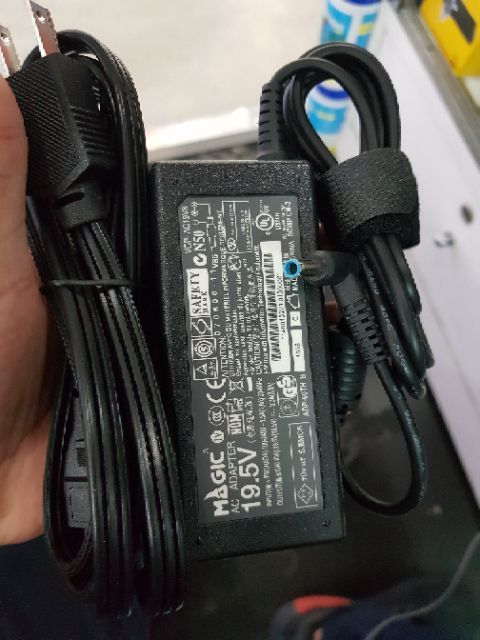 อะแดปเตอร์แท้เเบนเมจิเทค-hp-19-5v-3-33a-19-5v-4-62a-หัว-4-5-3-0-mm-adapter-notebook-เมจิคเทค