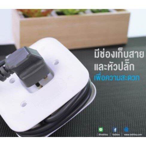 toshino-xp-16a-2usb-รุ่นใหม่รับไฟ-16a-3600w