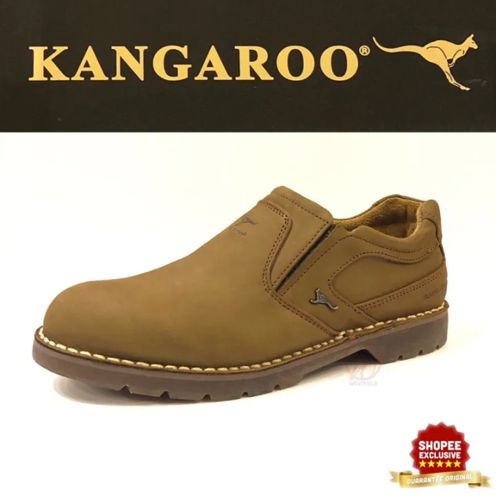 KANGAROO SIGNATURE PREMIUM LEATHER BOOT SHOE ( 8459 ) Lazada