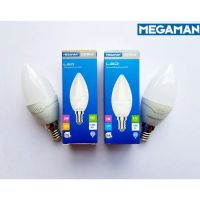 Megaman Led ขั้ว E14 หลอดจำปา 5W DL/WW หลอดขั้วเล็ก แสงขาว/แสงวอร์ม