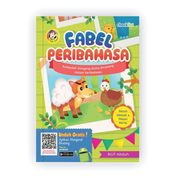 Buku Cerita Anak Fabel Peribahasa (Bergambar, Full Color) | Lazada ...