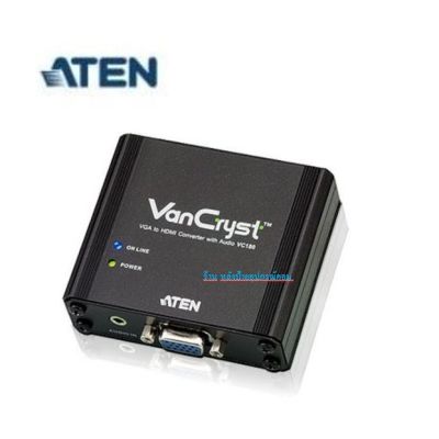 ATEN VGA to HDMI Converter with Audio รุ่น VC180